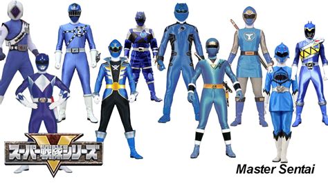 All Blue Rangers of Super Sentai - YouTube