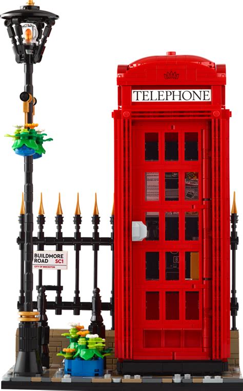 Bricker - Конструктор LEGO 21347 Red London Telephone Box