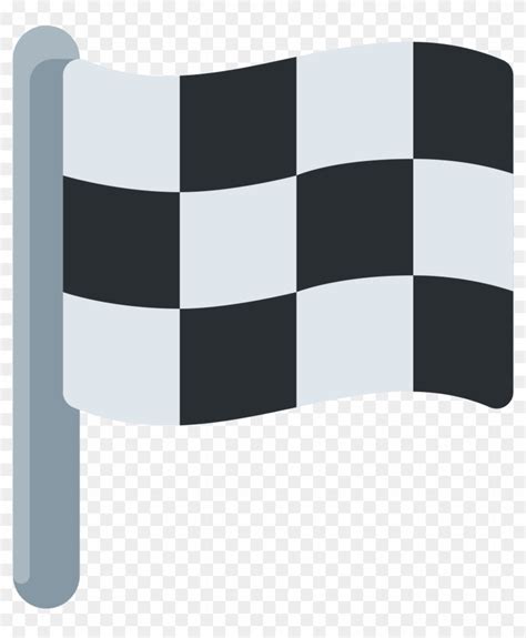 Racing Flag - Emoji Checkered Flag, HD Png Download - 2048x2048(#1359201) - PngFind