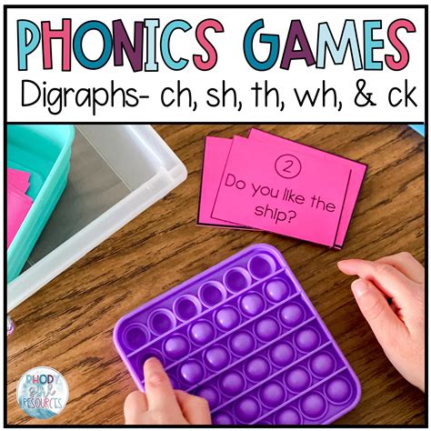 Phonics Games- Digraphs - Rhody Girl Resources