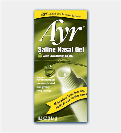 B.F. Ascher & Company, Inc. » Blog Archive » Ayr Saline Nasal Gel