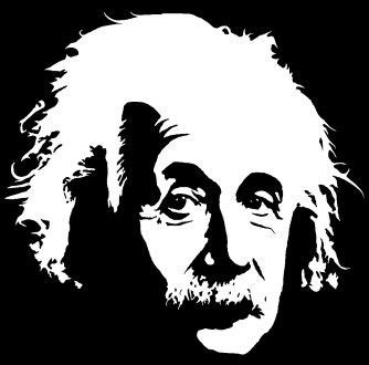 Our Reaction to Beauty: Art, Science, & Einstein | Silhouette art, Caricature artist, Art drawings