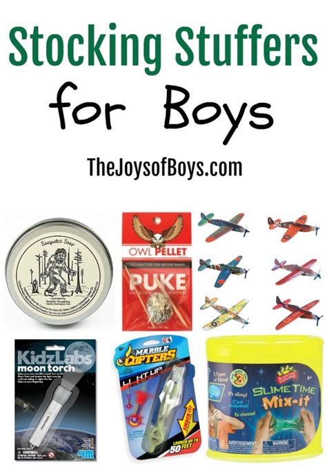 Ultimate List of Stocking Stuffers for Boys - The Joys of Boys