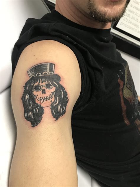 Slash tattoo!! Rock on dude 🤟🏻 | Tattoos, Rock and roll tattoo, Tattoos ...