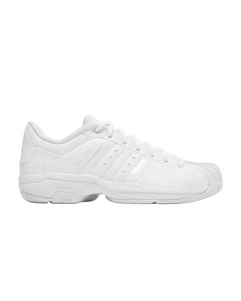 adidas Pro Model 2g Low 'triple White' for Men | Lyst