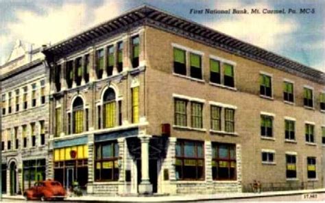 The First National Bank of Mt. Carmel, PA U.s. States, Vintage Postcards, Old Photos ...