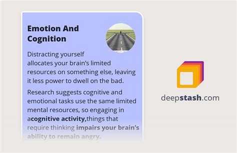 Emotion And Cognition - Deepstash