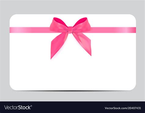 Blank Gift Certificate Template Pink