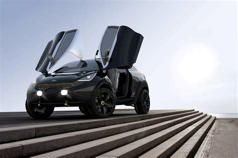 test-drive, mountain, Kia, ecosafe, hybrid, crossover, concept, Kia Niro, black, HD Wallpaper ...