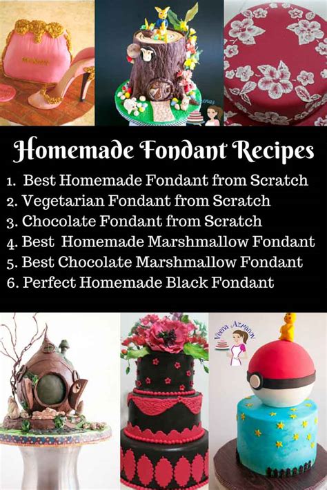 The Best Homemade Fondant Recipe - from Scratch - Veena Azmanov