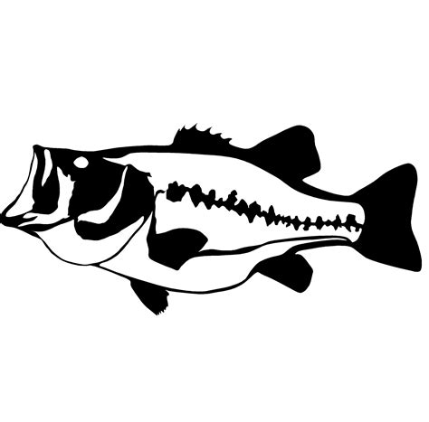 Bass Fishing Decal