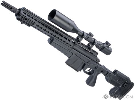 ASG Accuracy International Licensed MK13 Compact Airsoft Sniper Rifle w/ KeySLOT Chassis (Color ...