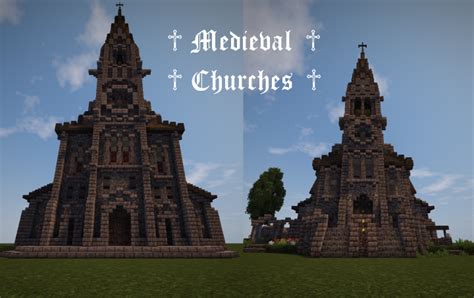 Minecraft How To Build A Medieval Church