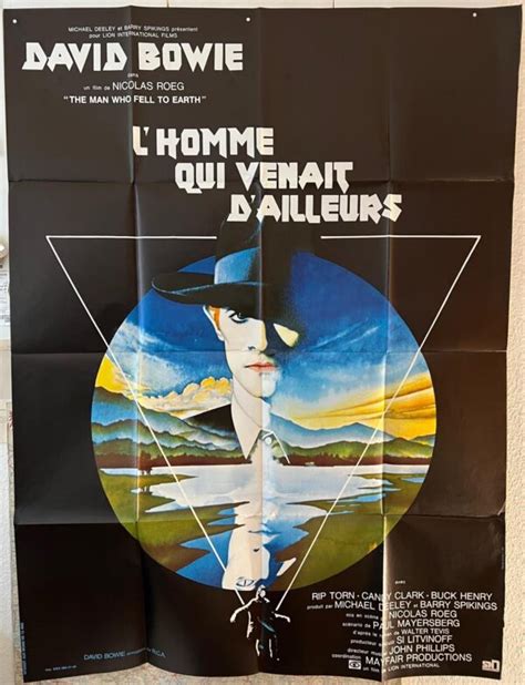 The Man Who Fell To Earth Original French Poster - Blue Robin Collectables