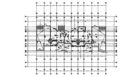 Foundation plan layout. - Cadbull