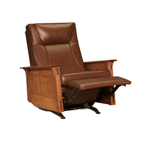 Craftsman Wood Arm Panel Recliner Rocker in 2023 | Rocker recliners ...