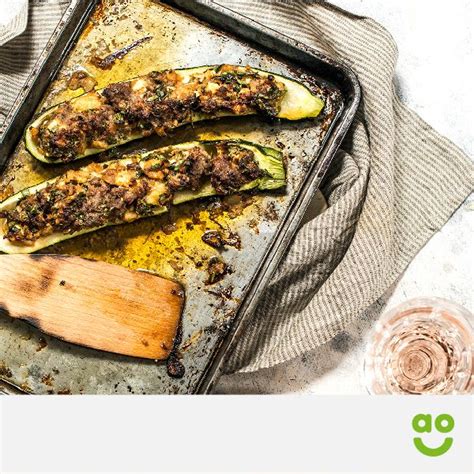 Minced Beef & Feta Stuffed Courgettes - AO At home - AO Eats | Beef ...