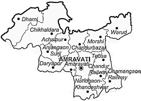 Amravati District | Amravati District Map