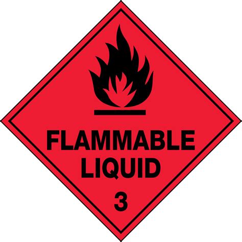 Hazchem Labels - Flammable Liquid 3 | Hazchem Signs | USS