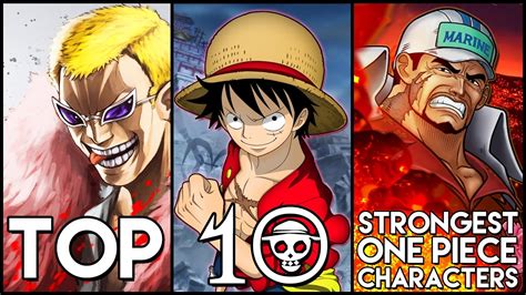 Top 10 Strongest One Piece Characters - YouTube