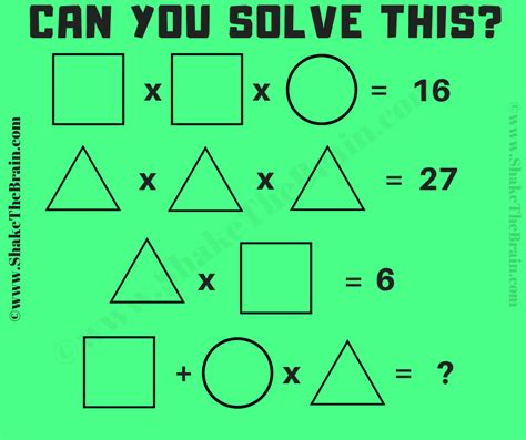 Shapes Math Picture Puzzle