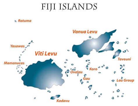 Fiji Area Map