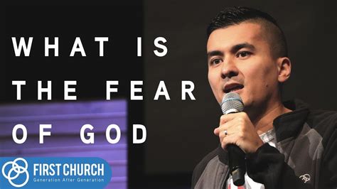 What Is The Fear of God? • First Church