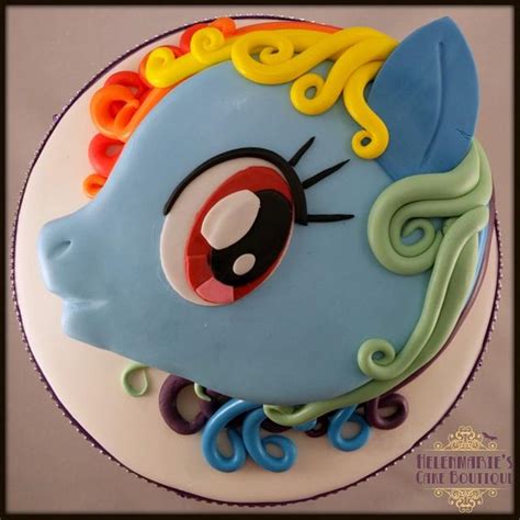 Rainbow Dash cake - Decorated Cake by Helenmarie's Cake - CakesDecor