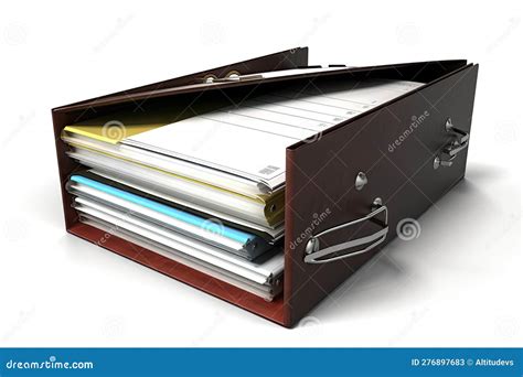 Three-ring Binder, Labeled and Filled with Important Business Documents ...