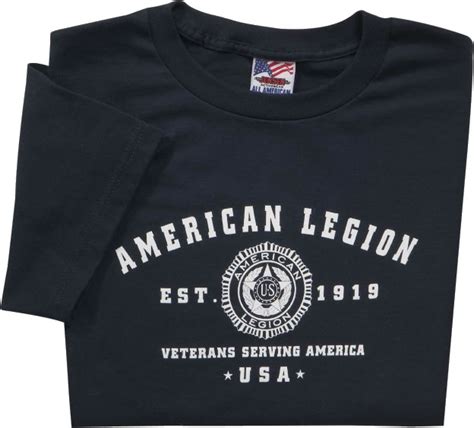 Legion Veterans T-Shirt - American Legion Flag & Emblem