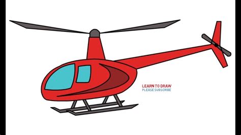 How To Draw a Helicopter Step By Step Easy For Kids