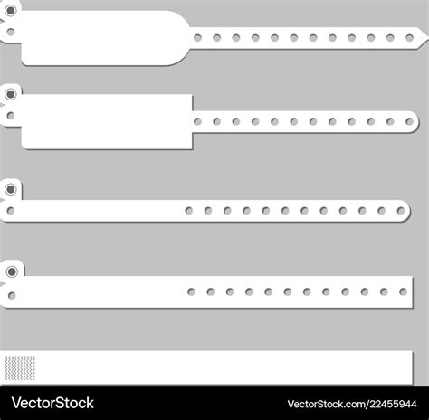 Wristband bracelet template Royalty Free Vector Image