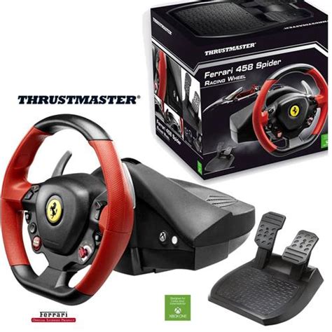 Thrustmaster Ferrari 458 Spider Racing Wheel Xbox One XBONE BRAND NEW - eoutlet.co.uk