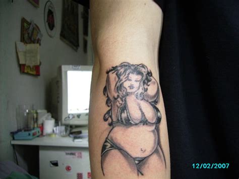 fat chick tattoo by dangerguss on DeviantArt