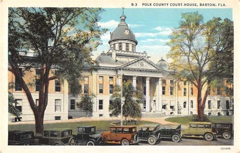 Bartow Florida Court House Vintage Postcard AA22634 - Mary L. Martin ...