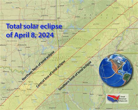 Total Solar Eclipse of 2024: Here Are Maps of the 'Path of Totality' | Space