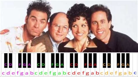 Seinfeld Theme | Piano Letter Notes