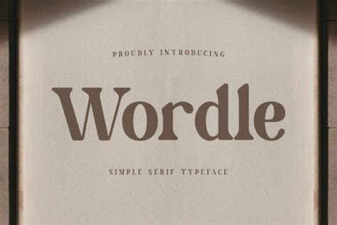 Wordle Font - Free Font