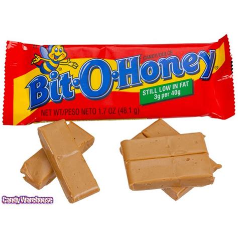 Bit-O-Honey Candy Bars 5-Ounce Packs: 12-Piece Box | Honey candy, Candy bar, Nostalgic candy