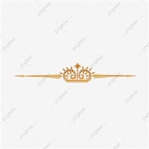 Royal Crown Border Hd Transparent, Royal Crown Gradient Vector Golden ...