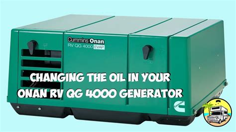 Cummins Onan Rv Qg 4000 Generator