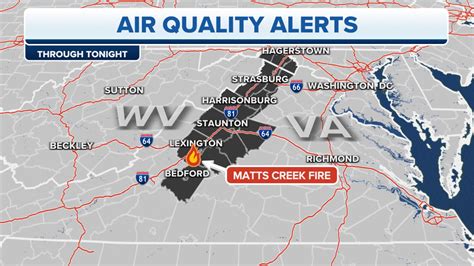 Smoky smell invades Northeast as Virginia's Matts Creek Fire smoke blows north