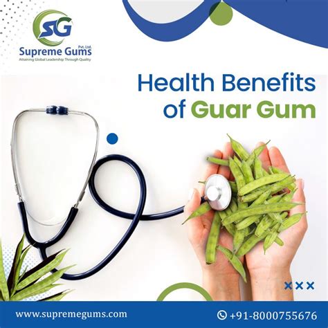 10 Health Benefits of Guar Gum - Supreme Gums