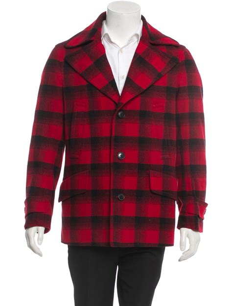 Michael Kors Wool Buffalo Plaid Jacket - Clothing - MIC33333 | The RealReal