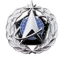 Space Force Identification Badge: Space Staff- regulation size