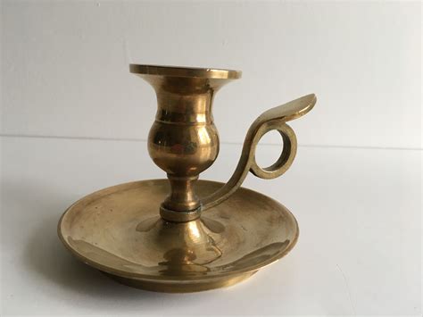 Vintage Hand Candle Holder in Solid Brass - Design Market