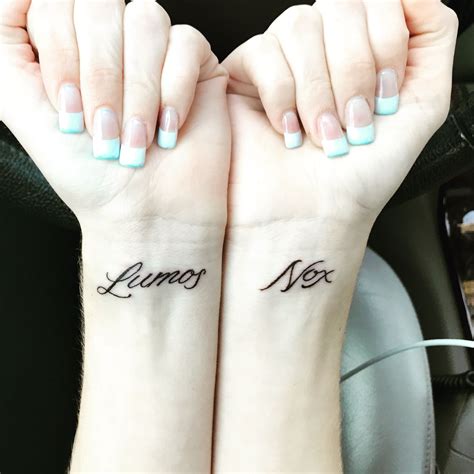 Harry Potter lumos means light and Nox night. My first tat! | Harry ...