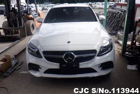 2020 Mercedes Benz C Class White for sale | Stock No. 113944 | Japanese ...