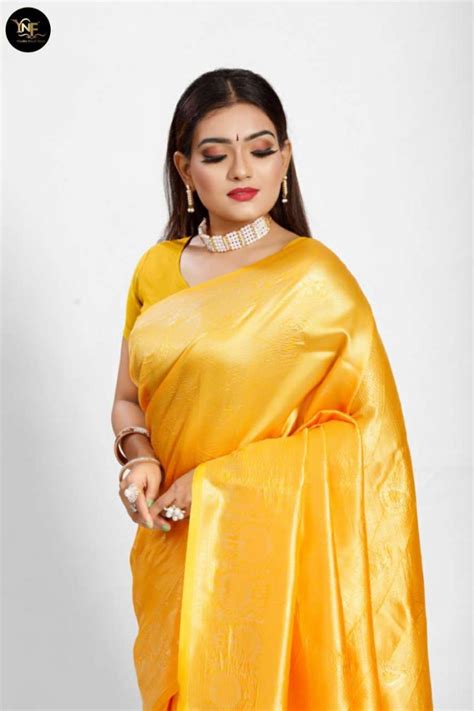 YNF Meesho Silk Saree Sari Wholesale Catalog 6 Pcs - Suratfabric.com