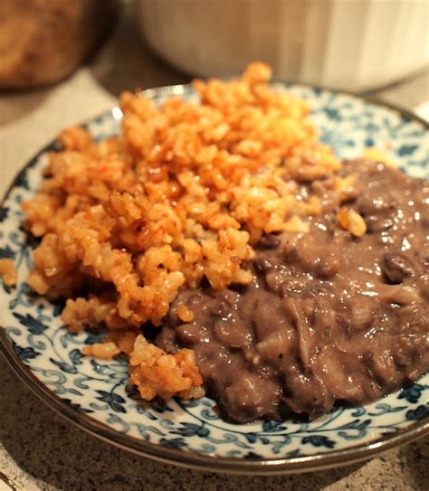 Renae's Adventures: Refried Black Beans and Spanish Rice